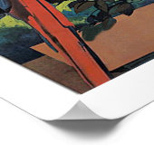 Karibikinseln per Flugzeug, Vintage Fluggesellscha Poster (Ecke)