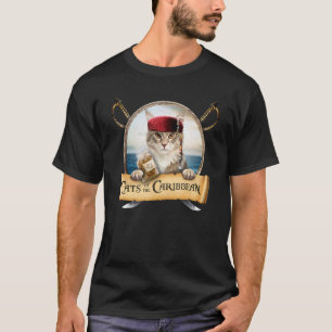 Karibikkatzen   Süße Graue Weiße Katzenbaby T-Shirt
