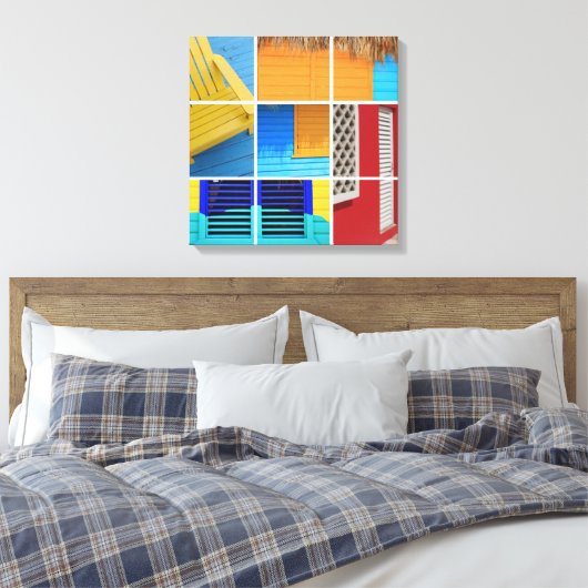 Karibikkollektion Leinwanddruck (Insitu (Schlafzimmer))
