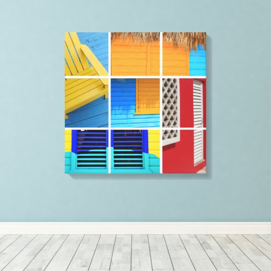 Karibikkollektion Leinwanddruck (Insitu (Holzboden))