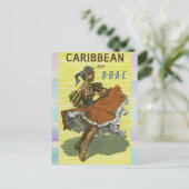 Karibikreise Postkarte (Stehend Vorderseite)