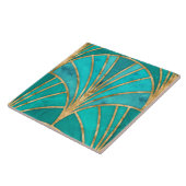 Karibikstrom - Muster der Muschel aus Glas Fliese (Seite)