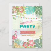 Karibikviere Einladung (Vorderseite)