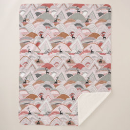 Karibische Berge sienna Sherpadecke