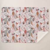 Karibische Berge sienna Sherpadecke (Vorderseite (Horizontal))