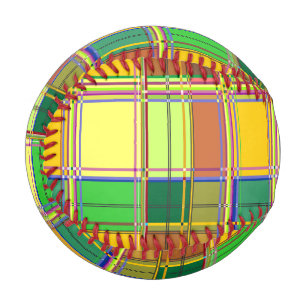 Karibische Bunte Leinenstoff Madras Tartan Baseball