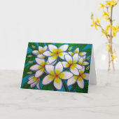 Karibische Edelstein-Gruß-Karte Karte (Gelbe Blume)