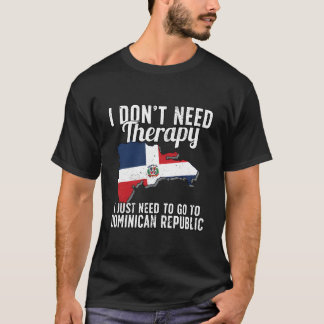 Karibische Flagge I Flagge der Dominikanischen Rep T-Shirt