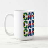 Karibische Flaggen Kaffeetasse (Links)