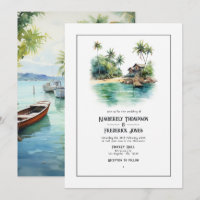 Karibische Hochzeit in Urlaubsort