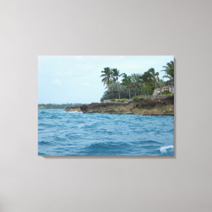 KARIBISCHE INSEL #1 AUF LEINWAND 50,8 CM X 40,64 C