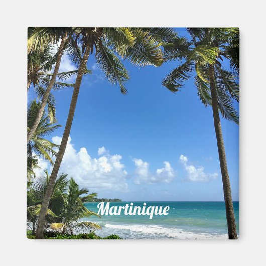 Karibische Insel, Martinique (mit einer Kennzeichn Magnet (Vorne)