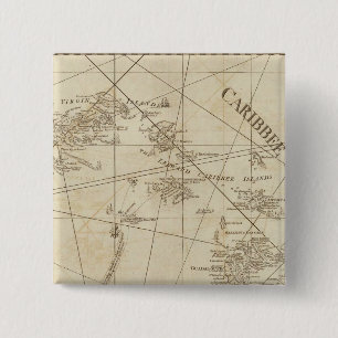 Karibische Inseln, Jungfrauen Button