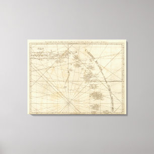 Karibische Inseln, Jungfrauen Leinwanddruck