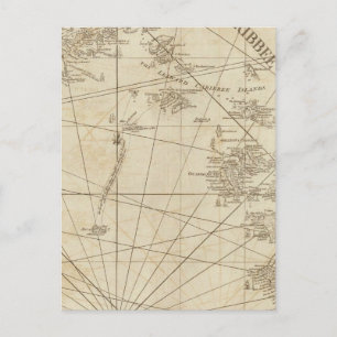 Karibische Inseln, Jungfrauen Postkarte