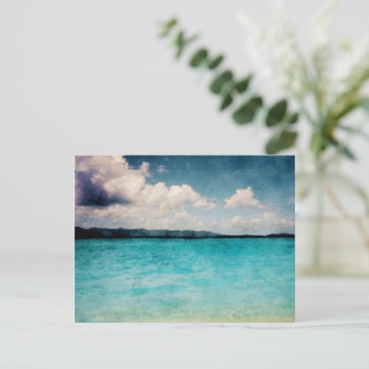 Karibische Inseln Postkarte (Stehend Vorderseite)