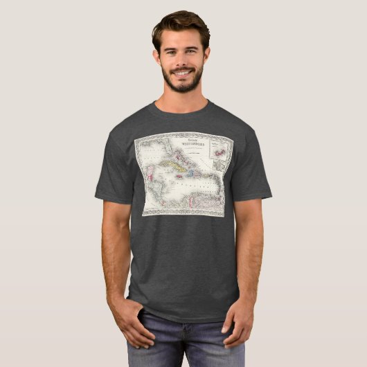 Karibische Inseln T-Shirt (Vorne ganz)