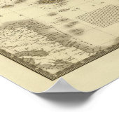 Karibische Inseln und Westindien Poster (Ecke)