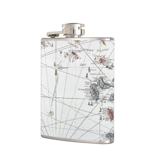 KARIBISCHE MEERE: KARTE, 1775 FLACHMANN (Links)