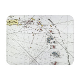 KARIBISCHE MEERE: KARTE, 1775 MAGNET