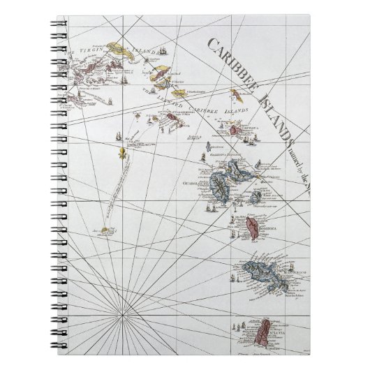 KARIBISCHE MEERE: KARTE, 1775 NOTIZBLOCK (Vorderseite)