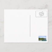 Karibische Meere übersehen Postkarte (Rückseite)