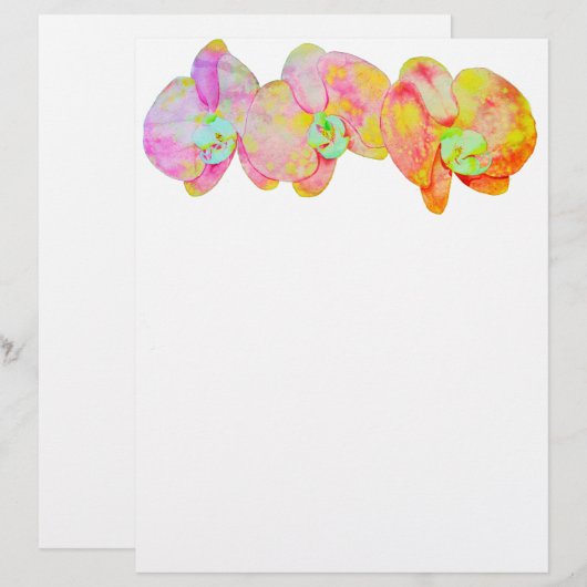 Karibische Orchideen (Vorne/Hinten)