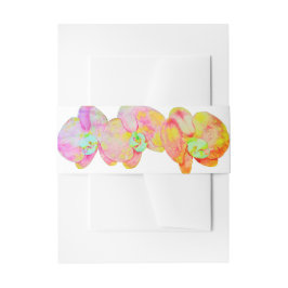 Karibische Orchideen, tropische Blume Einladungsbanderole