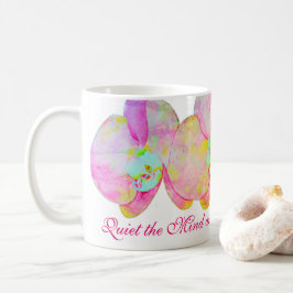 Karibische Orchideen, tropische Blume Kaffeetasse