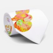 Karibische Orchideen, tropische Blume Krawatte (Gerollt)