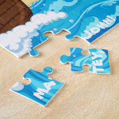 Karibische Piraten, Piratenschiff, Schatzinsel, Puzzle (Seite)