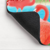Karibische rosa Flamingos Mousepad (Ecke)