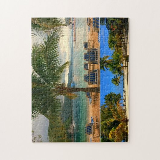 Karibische Strände Puzzle (Vertikal)
