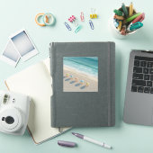 Karibische Strandszene Aufkleber (iPad Hülle)