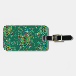 Karibische Tortuga Gepäckanhänger