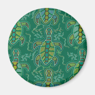 Karibische Tortuga Magnet