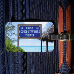 Karibische Träume Gepäckanhänger