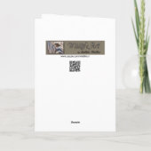 Karibische Urlaubskarte Feiertagskarte (Rückseite)