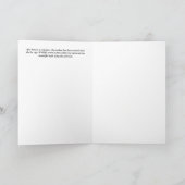 Karibische Urlaubskarte Feiertagskarte (Innenseite)