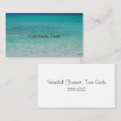 Karibische Visitenkarte (Vorne/Hinten)