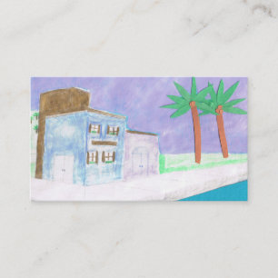 Karibische Visitenkarten Visitenkarte