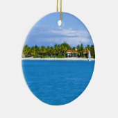 Karibische Weihnachtsverzierung Keramik Ornament (Rechts)