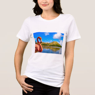 Karibischer Flamingo im St. Kitts T - Shirt