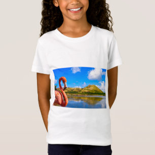 Karibischer Flamingo im St. Kitts T - Shirt