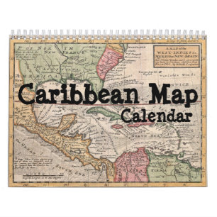 Karibischer Kartenkalender Kalender