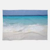 Karibischer Ozean Strand Traum 6 Geschirrtuch (Horizontal)