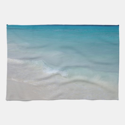 Karibischer Ozean Strand Traum 8 Geschirrtuch (Horizontal)