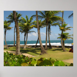 Karibischer Ozean View Puerto Rico - Artby Galina Poster