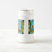 Karibischer Pelikan Bierglas (Mittel)