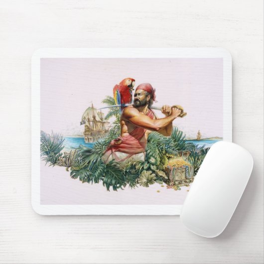 Karibischer Pirat Mousepad (Mit Mouse)
